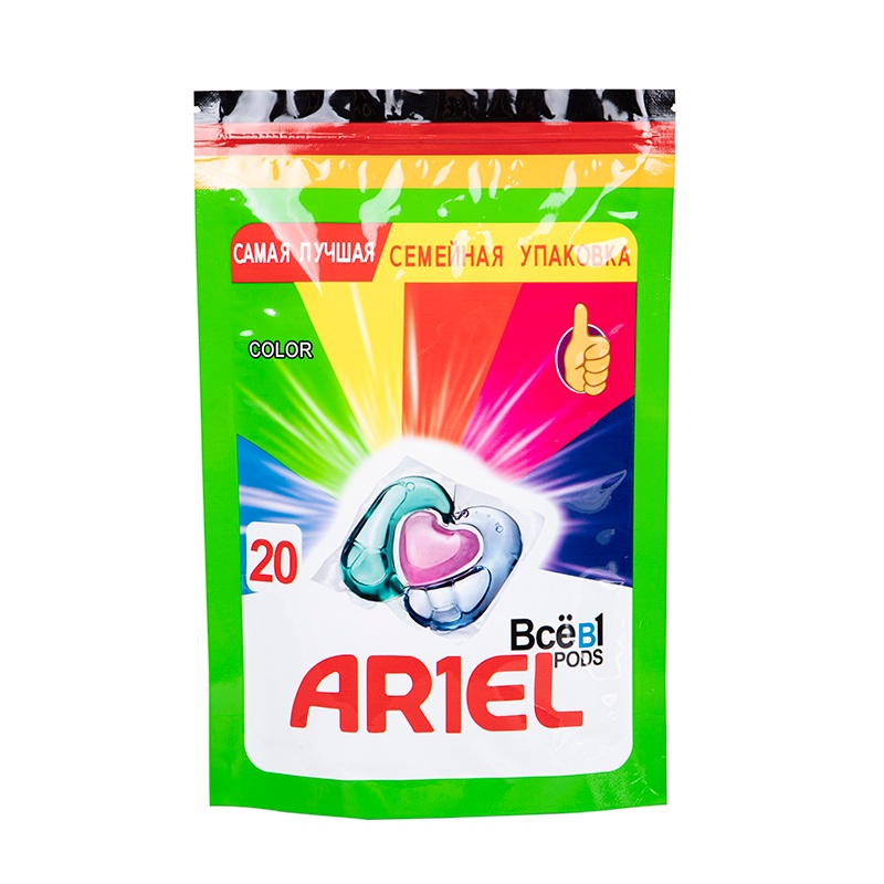 كيس منظفات الغسيل ذو القاع المسطح